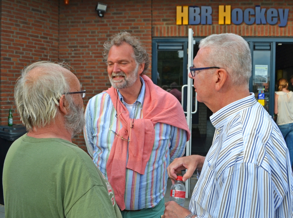 2014 met Ruud en Ben de Koning bij het "Hockeyhouse"