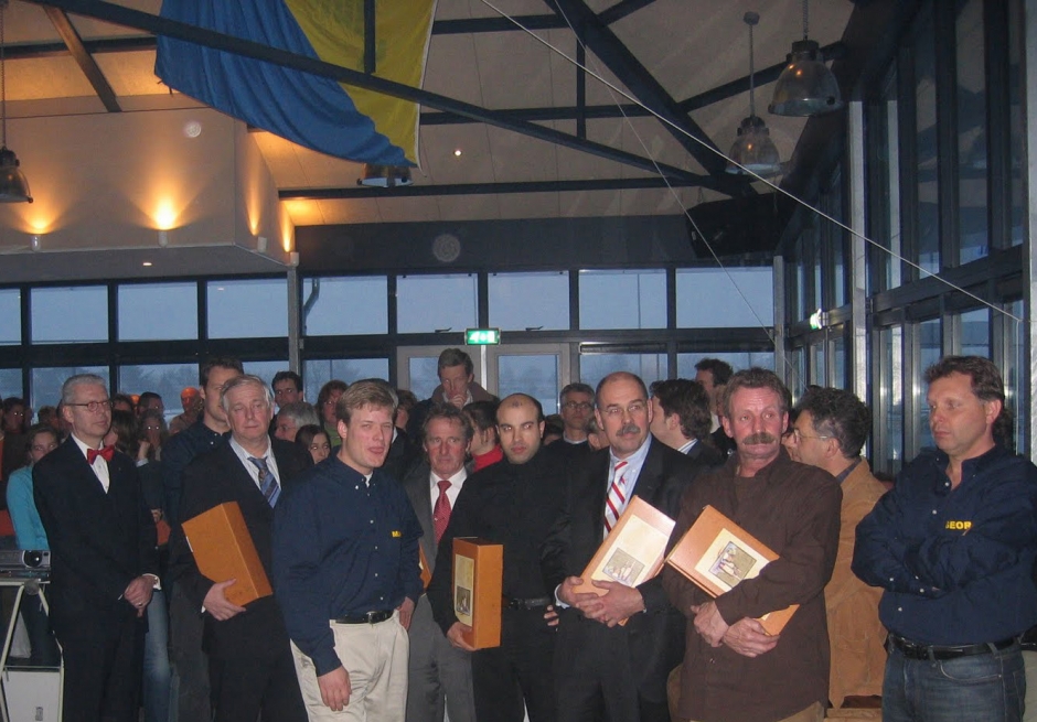 2005 - Erik bij de opening van het nieuwe clubhuis