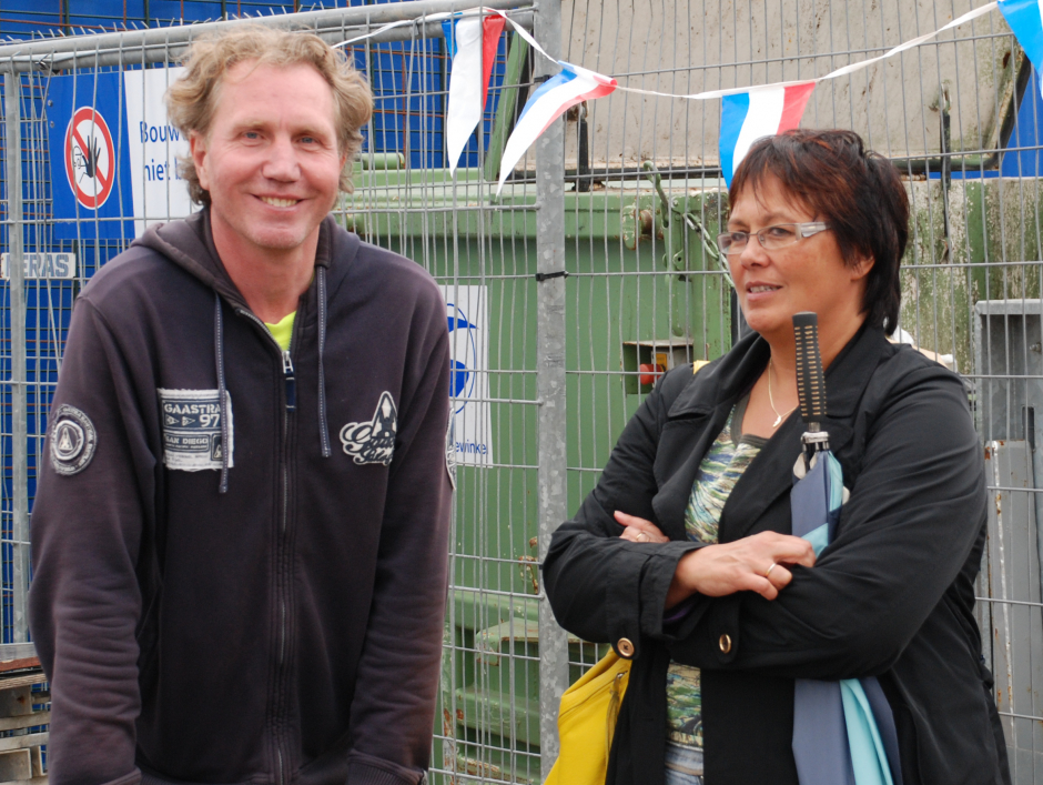 2011: met Marianne van Dort bij Leo