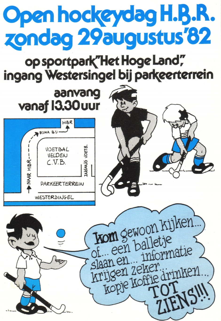 HBR promotie flyer 1982