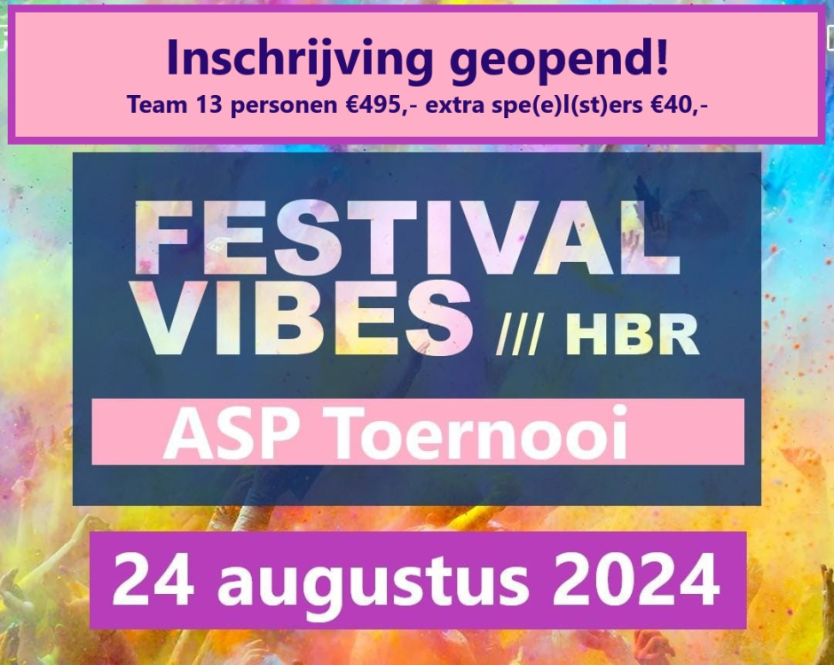 Festival Vibes inschrijving geopend!