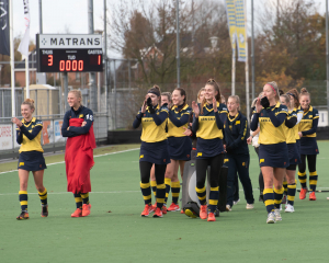 Dames 1 gedeeld winterkampioen na winst op Pollux